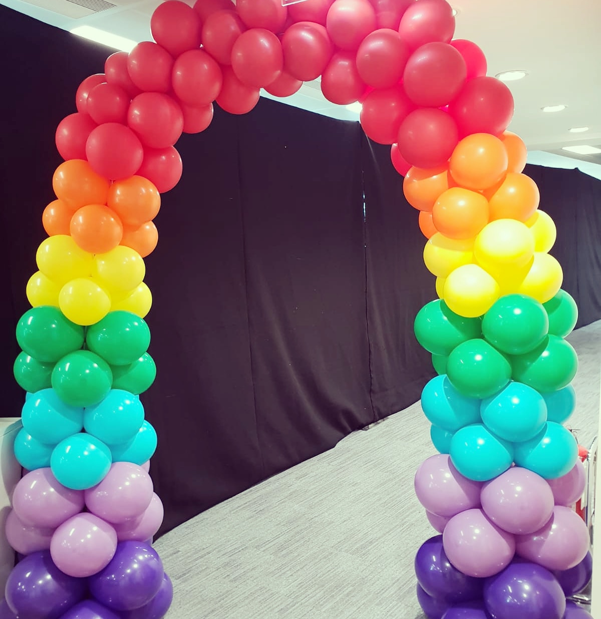 Pride Rainbow Spiral Arch created for Adobe
