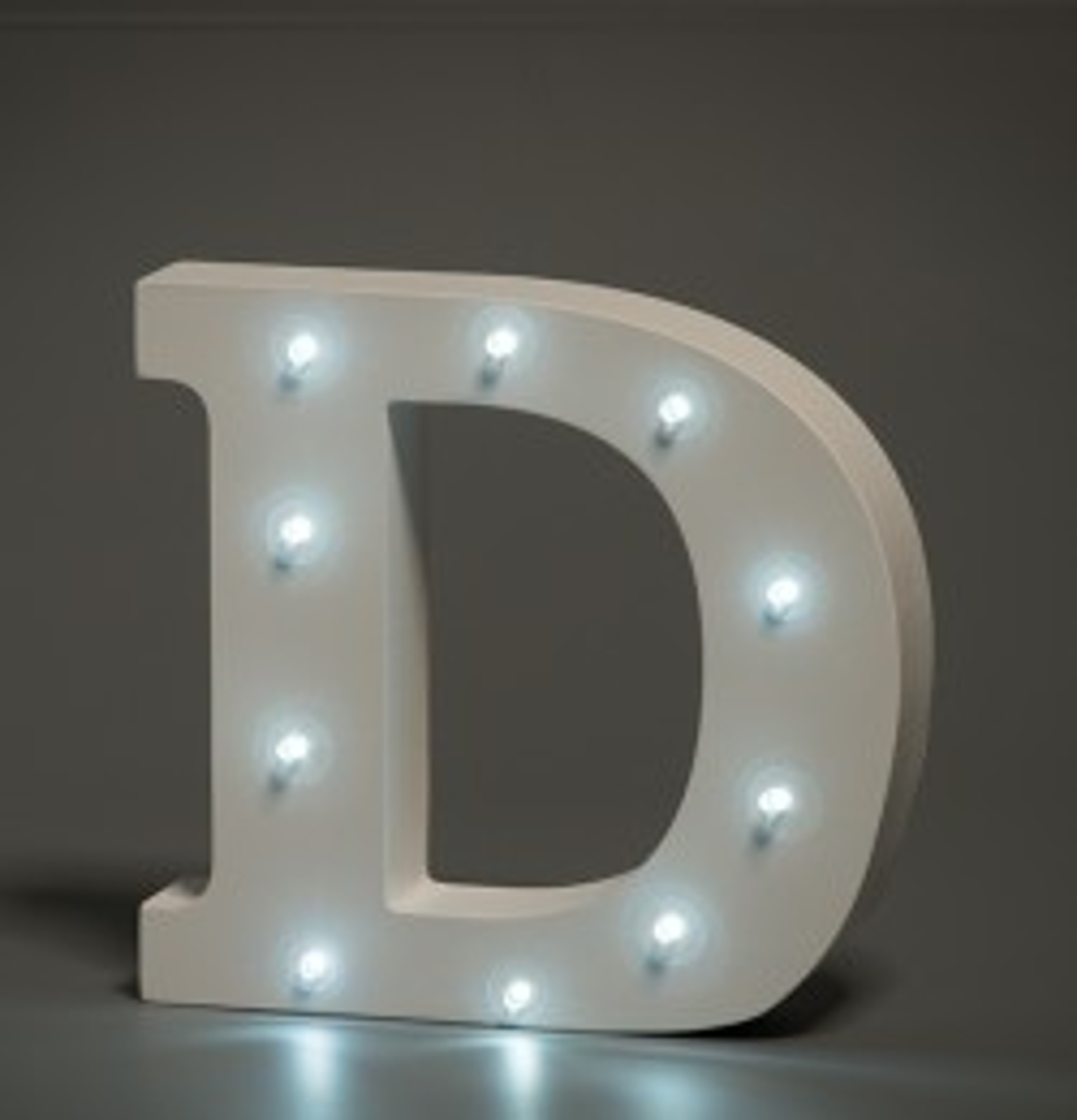 D Light Up Letter - Non Stop Party Shop