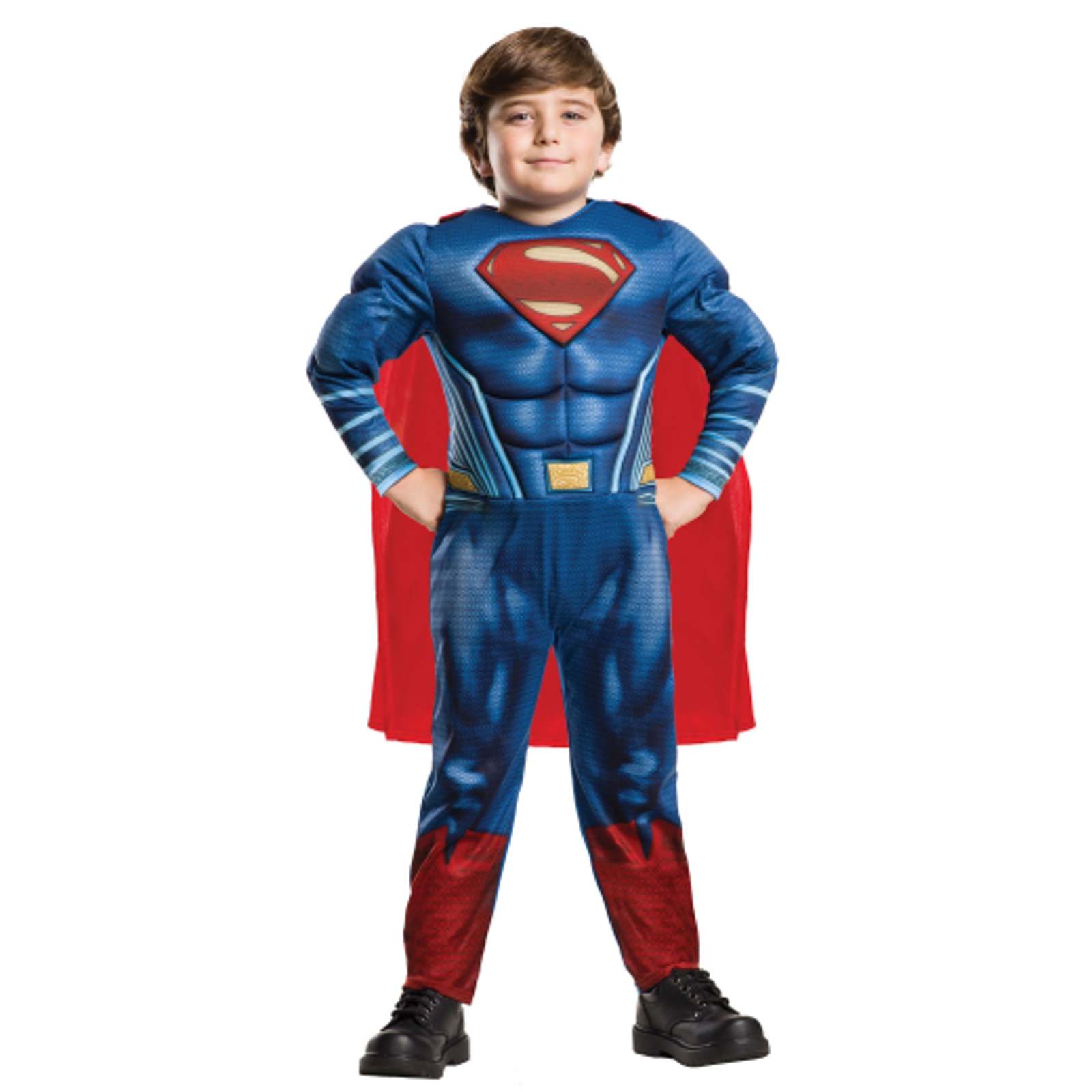 Superman Deluxe Childs Costume: Age 3-4 - Non Stop Party Shop